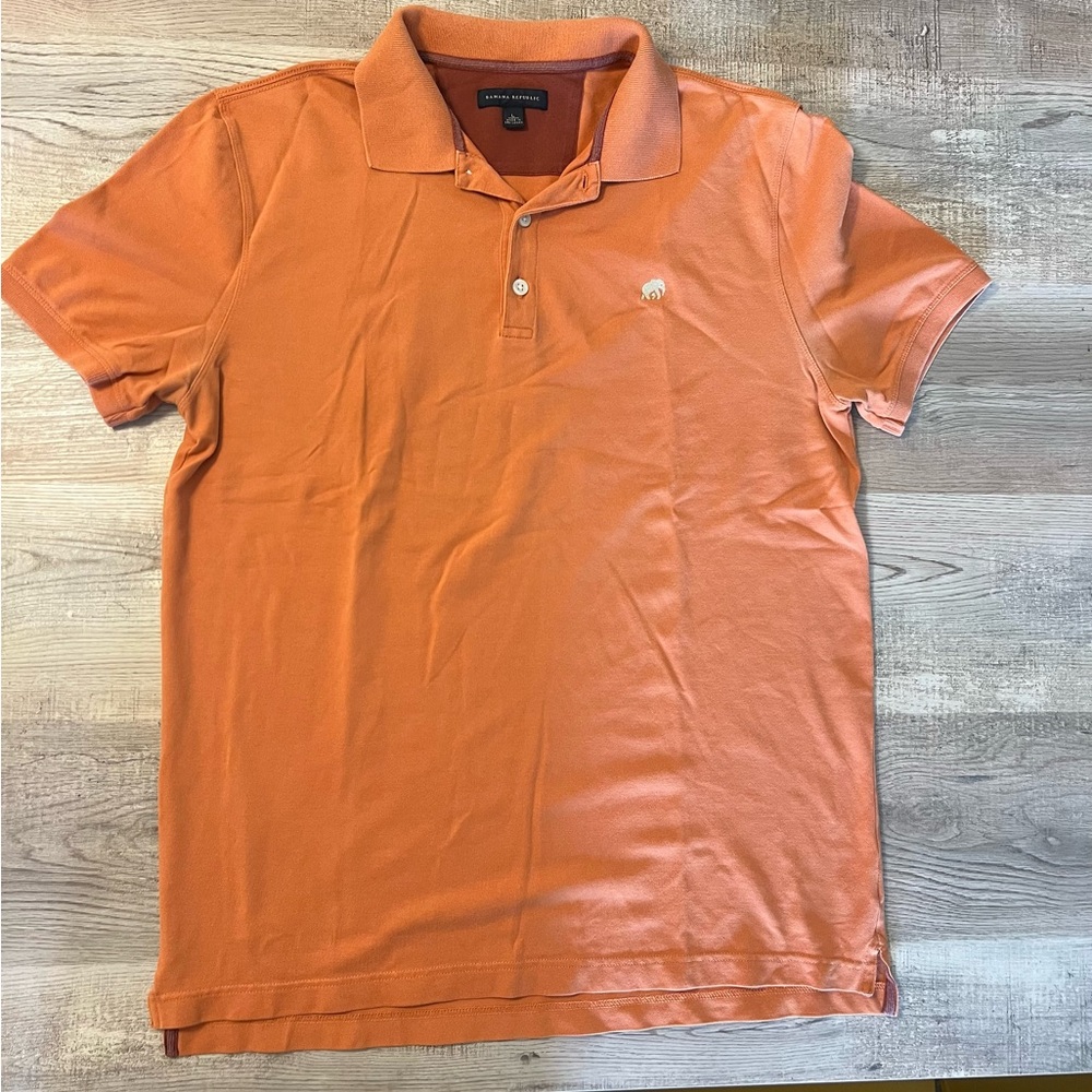 Banana Republic Orange Polo Shirt